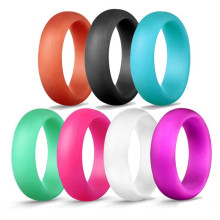 Fashion silicone wedding ring for women